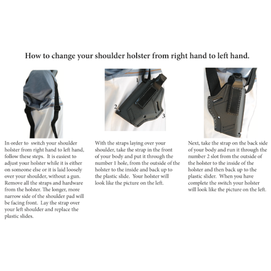 Shoulder Holster Adjustment Directions