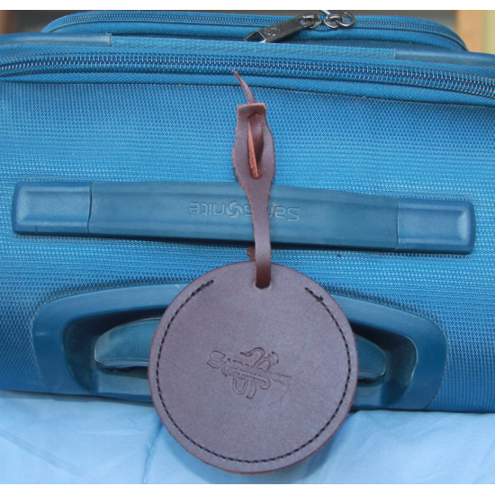 Leather Luggage Tag