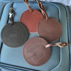 Leather Luggage Tag